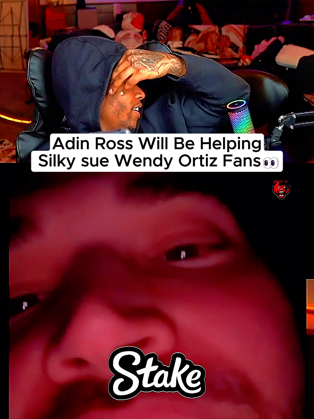 Adin Ross Will Be Helping Silky sue Wendy Ortiz Fans👀#silky #adinross #fyp #viral