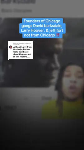 Replying to @Deundria Pridgett Chicago gang leaders like Larry Hoover & David barksdale not from Chicago. #chicagogang #gd #bd #chicagogangs #larryhoover #davidbarksdale 
