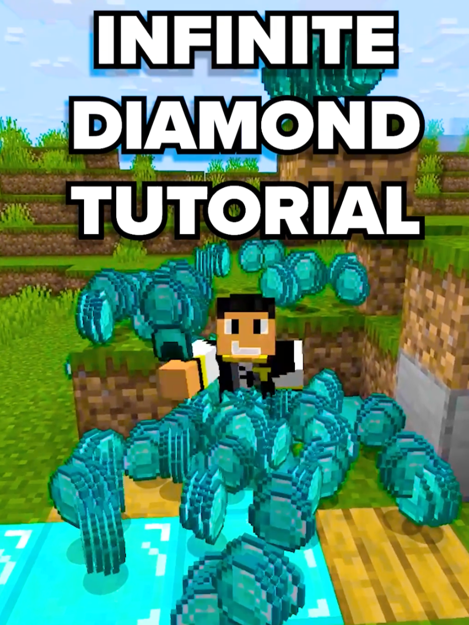 Minecraft Diamond Farm Easy #Minecraft #tutorial