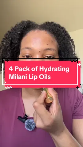 Super hydrating and moisturizing!! What flavor should I try next?? @Milani Cosmetics #lipoil #lipgloss #liptint #milanicosmetics 