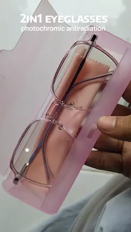 photochromic antiradiation eyeglasses with free case and wiper #photochromic #antiradiationglass #eyeglasses 