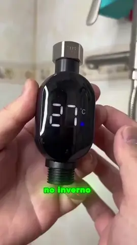 Sim, é real: água quente direto da torneira! ⚡️ Funciona com energia da própria água + USB 🚿 Instala sem técnico e já tá com promoção rolando!