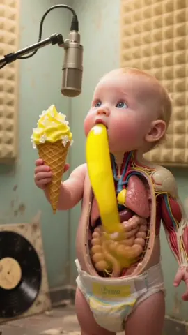 Baby eat icecream lemon and centipede come asmr unhealthy#unhealthy #foodtiktok #baby #centipede 