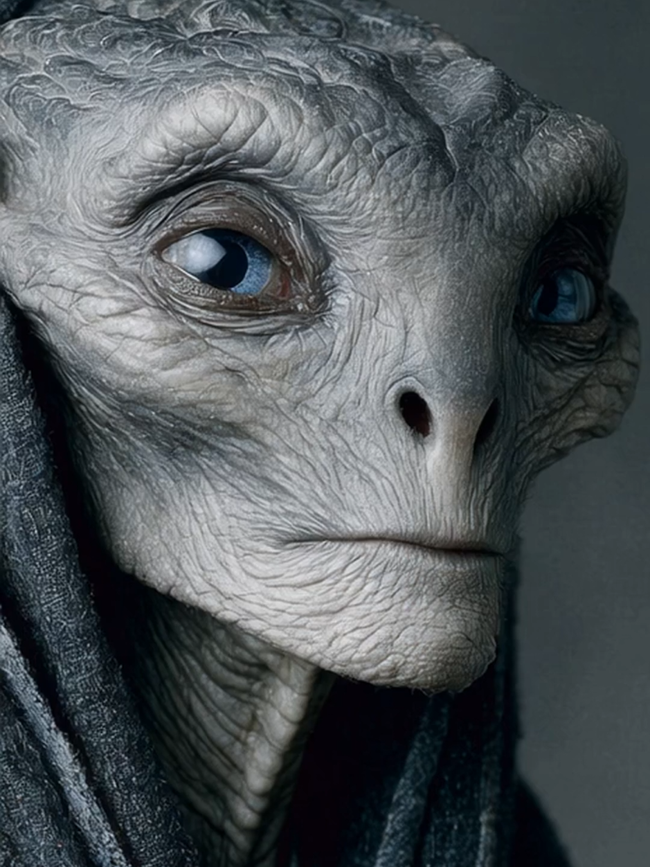 A wise Grand Dame.. I wonder what she thinks about us.. #beautifulalien #aliens #higherconsciousness #creatorsearchinsights 