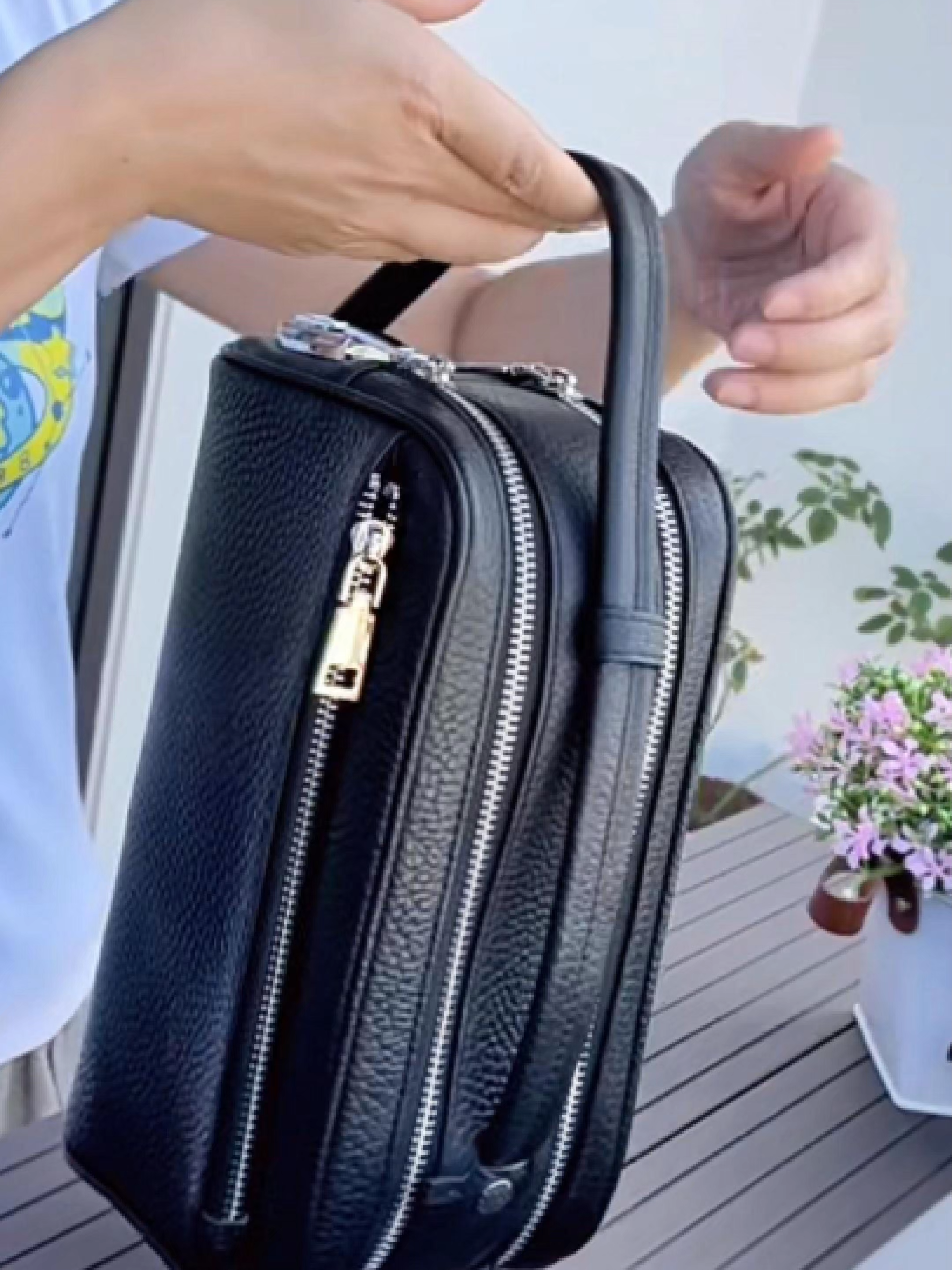 Túi da bò xách ngang dọc #clutch #dodank #tuigolf #tuigolfcamtay