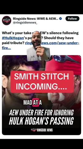 #stitch with @thejayxcruz #SmithTakesWrestling #aew #WWE #hulkhogan 