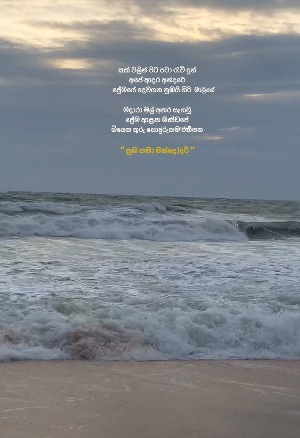 🤍✨#srilanka #beachvibes #mandodari #sinhalaquotes  #relaxingvideos #negombo #quatestory #මීගමුවේ_අපි #eveningvibes #calmingvideos #brownsbeach #negombobeach #beachplease 