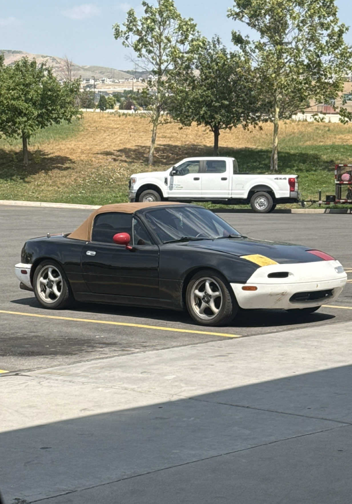 Mr.SB is the actual goat! 🐐 #miata #projectcar #boosted #mx5 #shitbox 