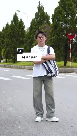 Form đẹp phết ae với màu cũng lạ#outfits #quanjean 