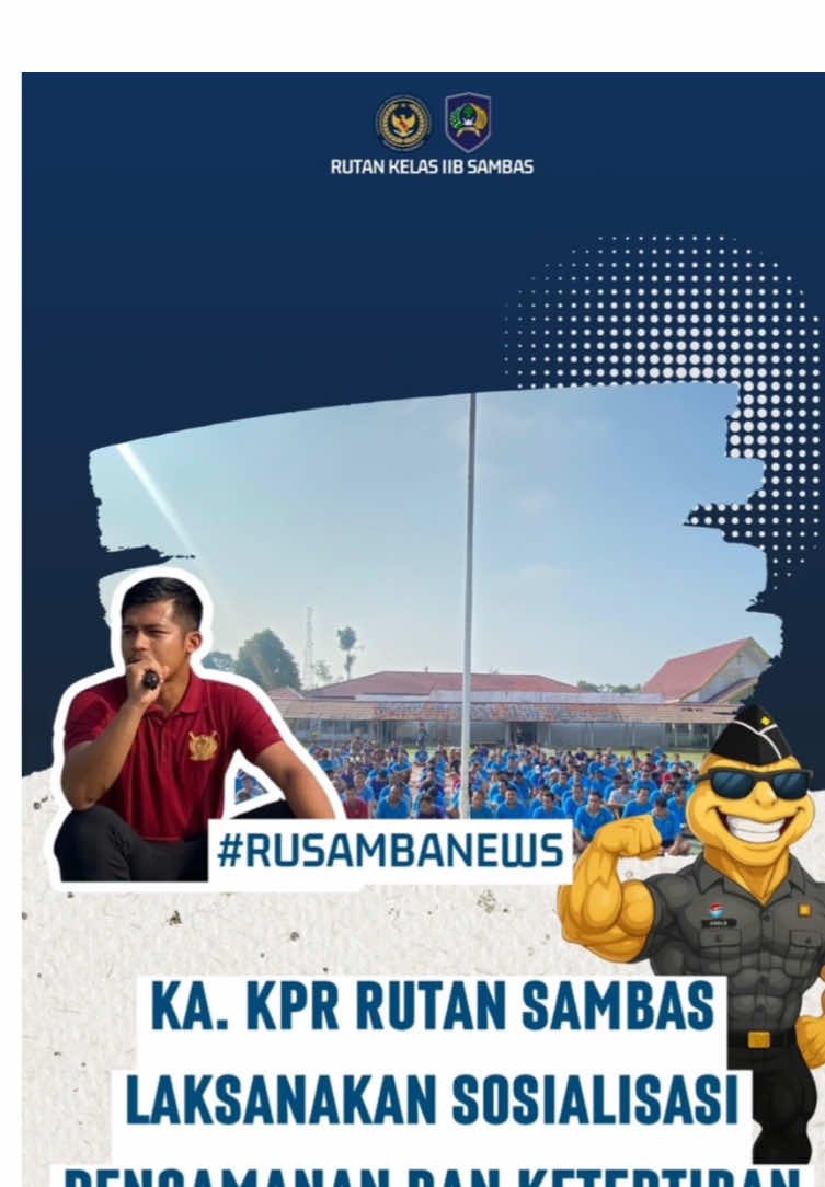 Ka. KPR Laksanakan Sosialisasi Pengamanan & Ketertiban  #kemenimipas #ditjenpas #pemasyarakatankalbar #sambas #infosambas #rutansambasjuara @Kemenimipas RI @Ditjen Pemasyarakatan @pemasyarakatankalbar @Drs. Agus Andrianto, S.H., M.H  @Gun Gun Gunawan @Seno Juniarto @CANGKAU LAYANG 