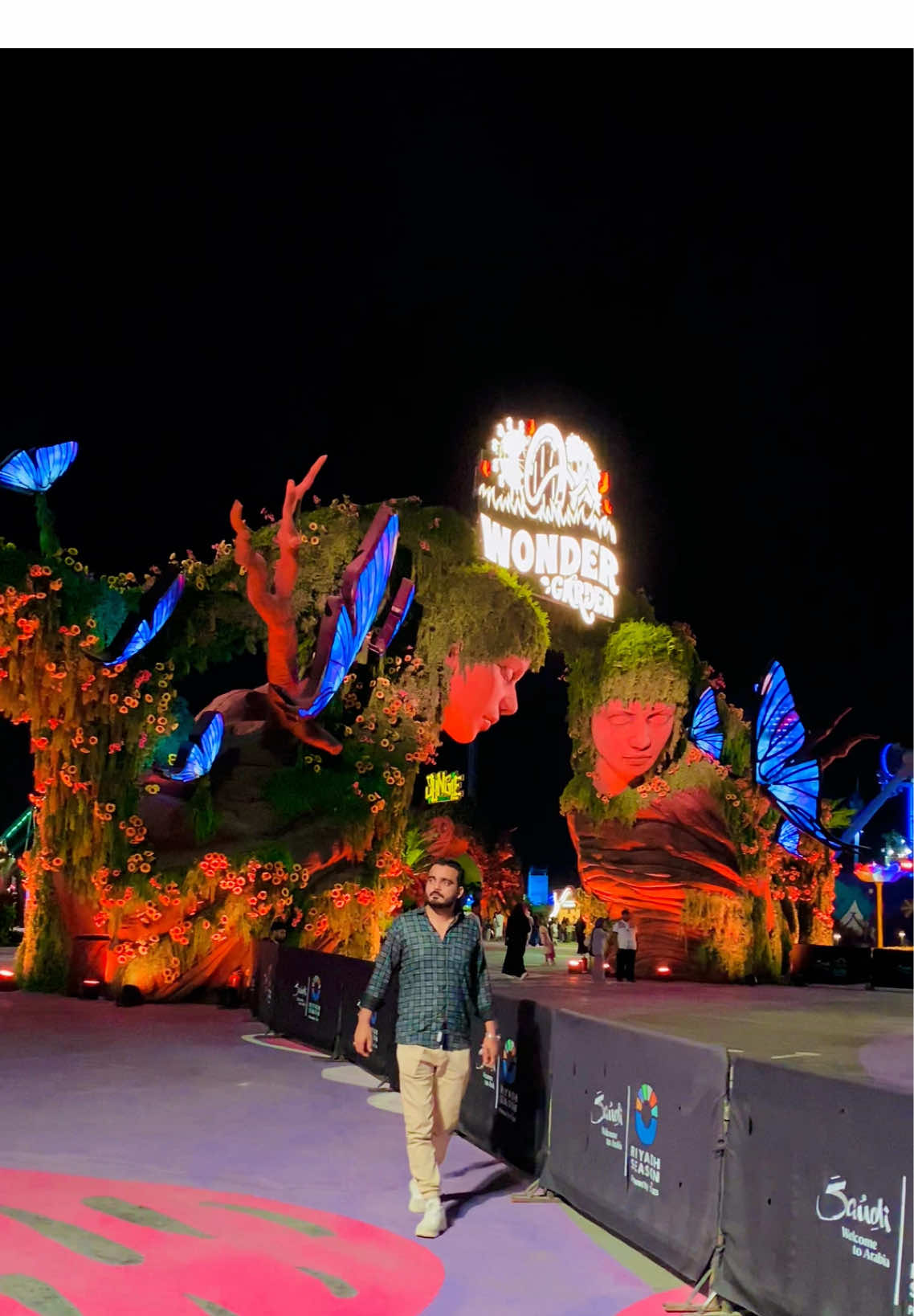 Wonder Garden In Riyadh 🇸🇦 #wondergarden #riyadhseason #riyadh #ksa🇸🇦 #foryou #Saiyaara #saiyaarasong 