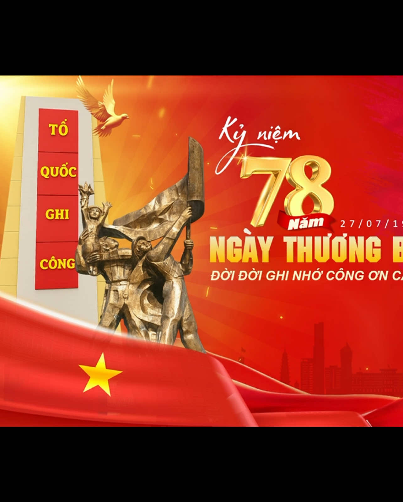 Mẫu background kỉ niệm ngày 27/07 #thuongbinhlietsi #2707 #kiniemngaythuongbinhlietsi27 #Background2707 