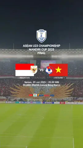 Jadwal Pertandingan Asean U23 Championship Mandiri Cup 2025 Final Indonesia 🇮🇩vs🇻🇳 Vietnam #jadwalpertandingan #aseanchampionshipu23 #timnasindonesiau23 #timnasgaruda #aseanutdfc #garuda 