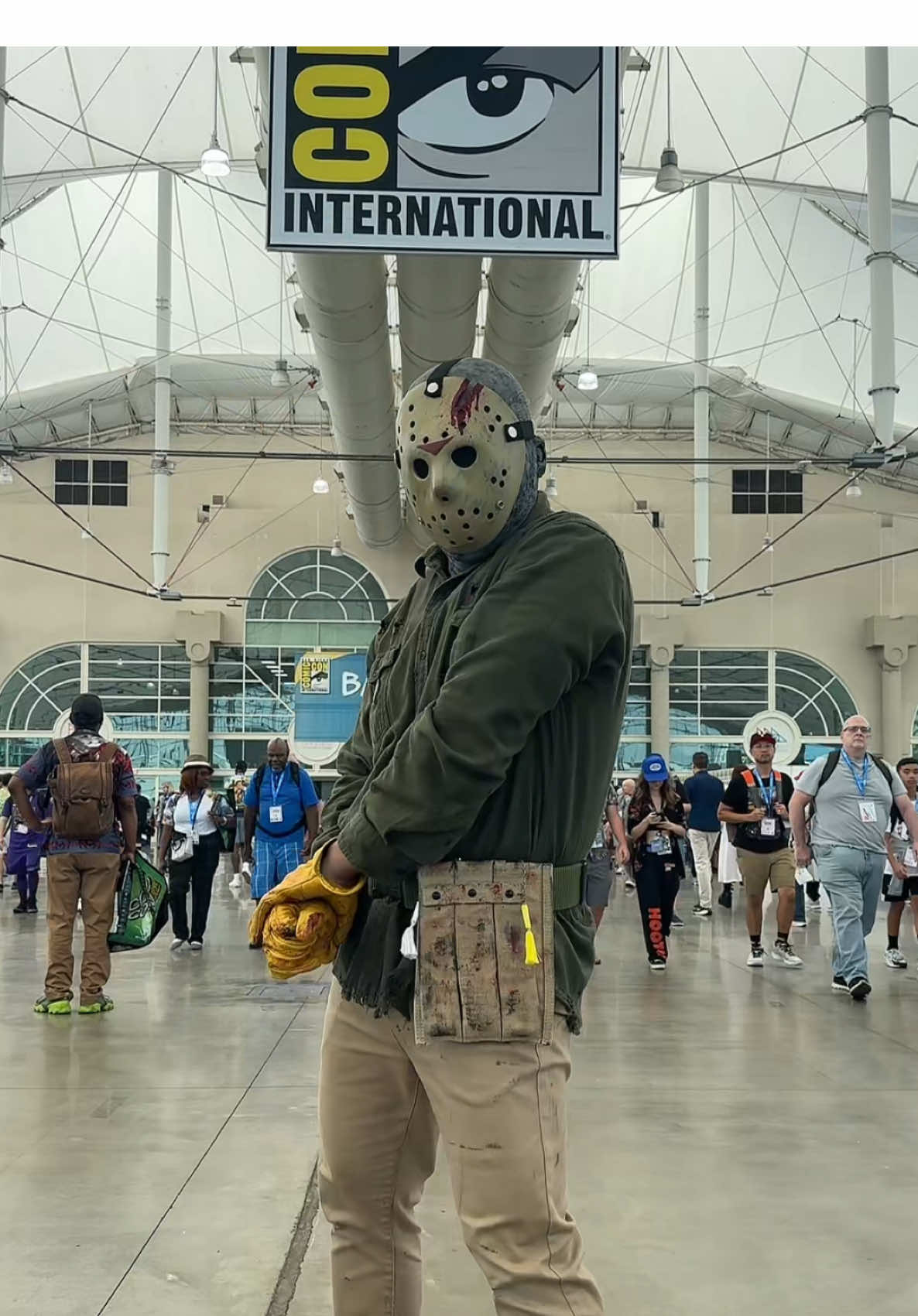 My little soda pop 😎 Ji Sun debuts at San Diego Comic Con. 🕺🏻 Dc: Saja Boys @Netflix  #jasonvoorhees #fridaythe13th #comiccon #jasonuniverse #spooky #spookyseason #netflix #kpopdemonhunters #sodapop #dance #viral #fyp 