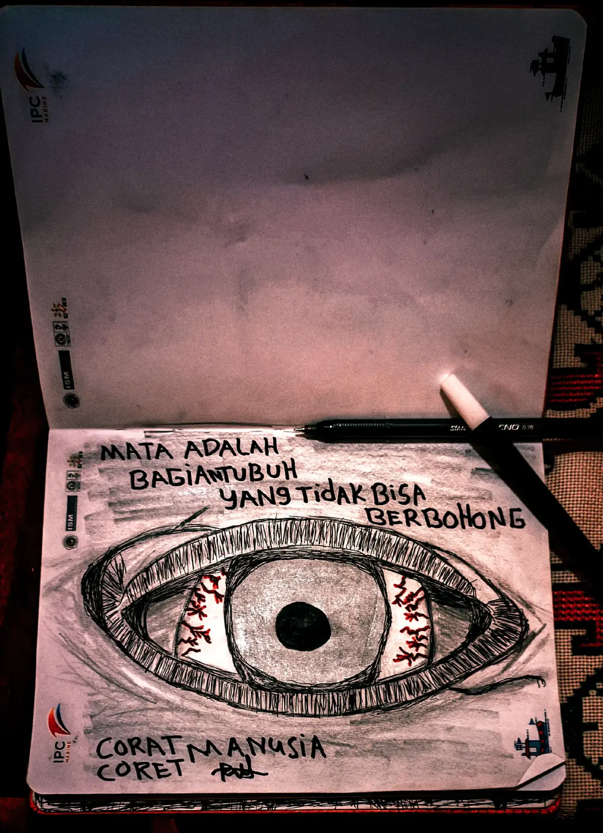 #matakecewa #matasedih #matamarah #coretan #acakacakan #kecewa #fyp #art #horror 