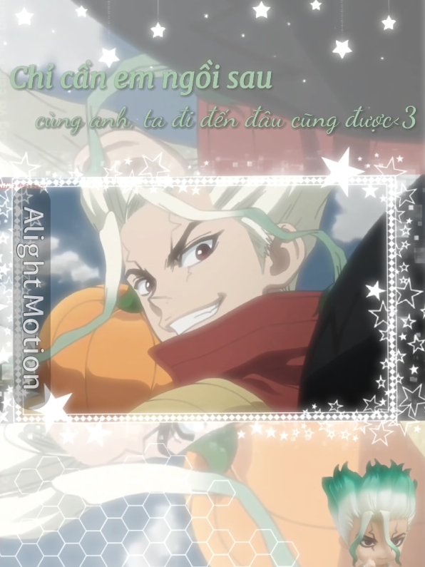 Chỉ cần em ngồi sau cùng anh, ta đi đến đâu cũng được ฅ⁠^⁠•⁠ﻌ⁠•⁠^⁠ฅ #drstone #dcst #senkuishigami #ishigamisenku #fyp #viral #cmvanii 