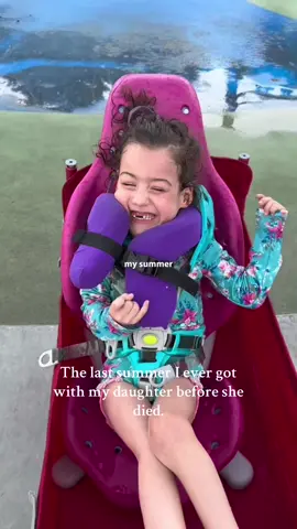 Our last summer. I took her to almost every splash pad in Las Vegas #vegas #cerebralpalsy #grief I miss her so much  