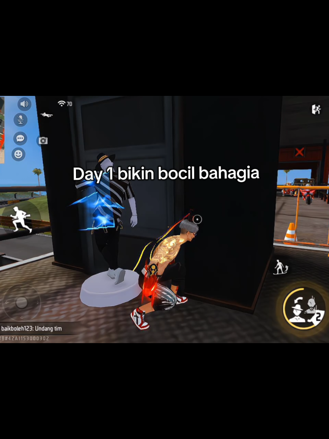 bocill nya sungu bahagia 🤗🗿 - - - - #garena #garenafreefire #ff #day1 #trend #garenafreefireeindonesia #freefireindonesia #sosialisland 