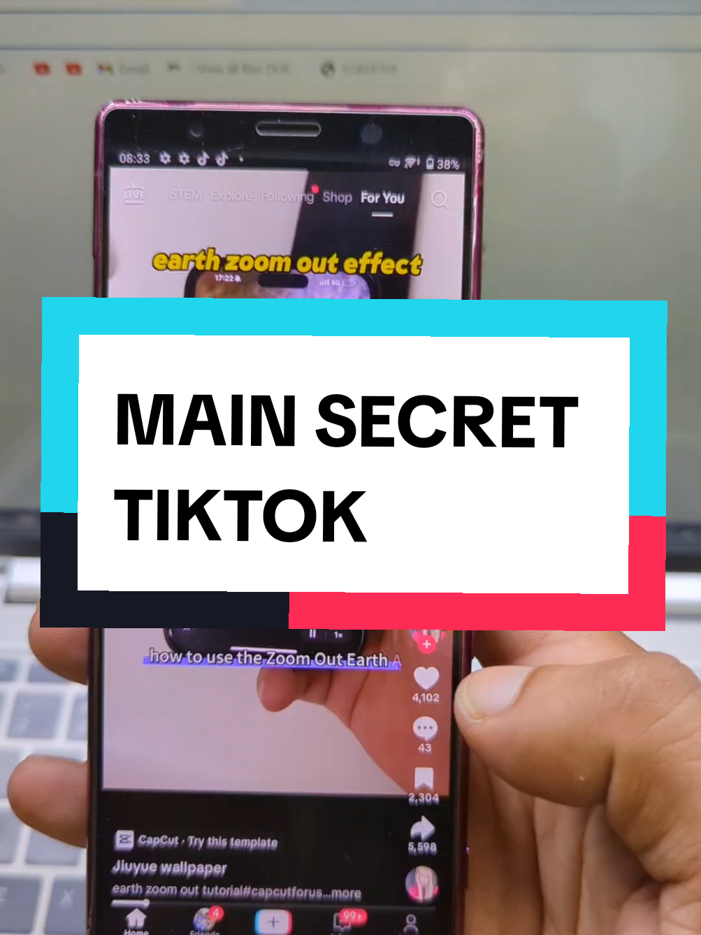 MAIN SECRET TIKTOK. delete watch history. #tiktok #secret #settings #android #LearnOnTikTok #fyp #HistoryTime #viralvideos #speedup 