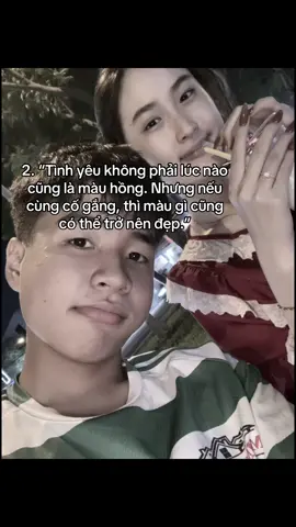 Tình yêu kh phải lúc nào cũng màu hồng… #capdoibaton 