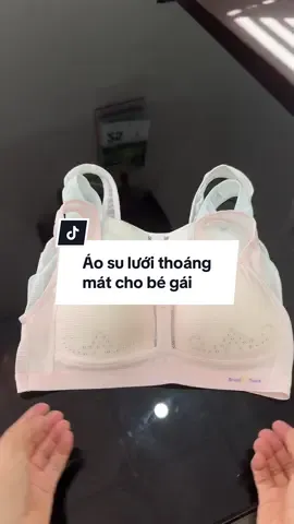 Áo su lưới thoáng mát cho bé gái, 3 màu, mút mỏng che chắn tốt, mút liền, ko gọng #aolot #aonguc  #aolotchobe #aolotchobegai #mebimsua 