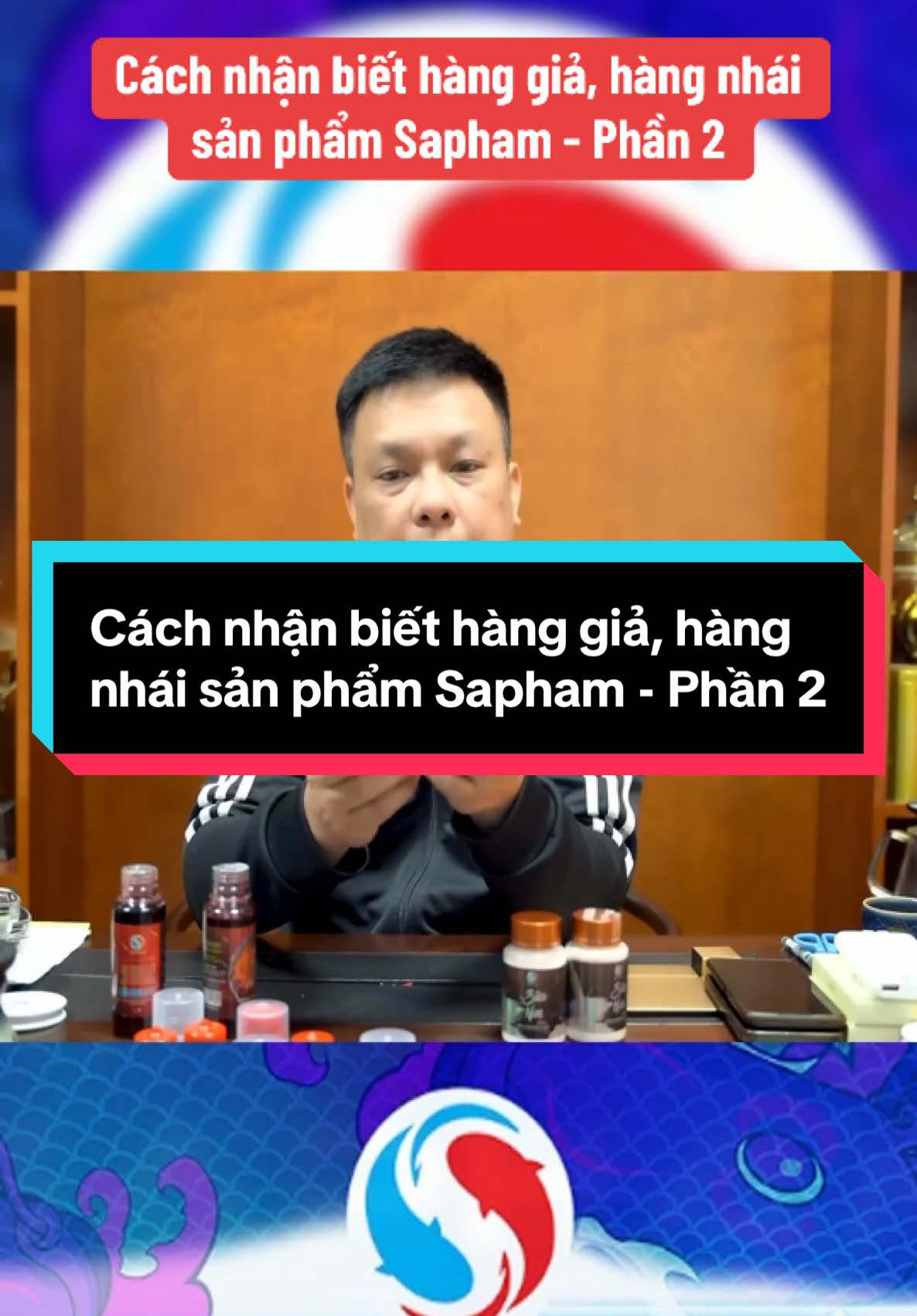 Cách nhận biết hàng giả, hàng nhái sản phẩm Sapham - Phần 2 #câucá #câucagiaitri #câu_đài #câuđài #câucatựnhiên #sapham #saphamfishing 