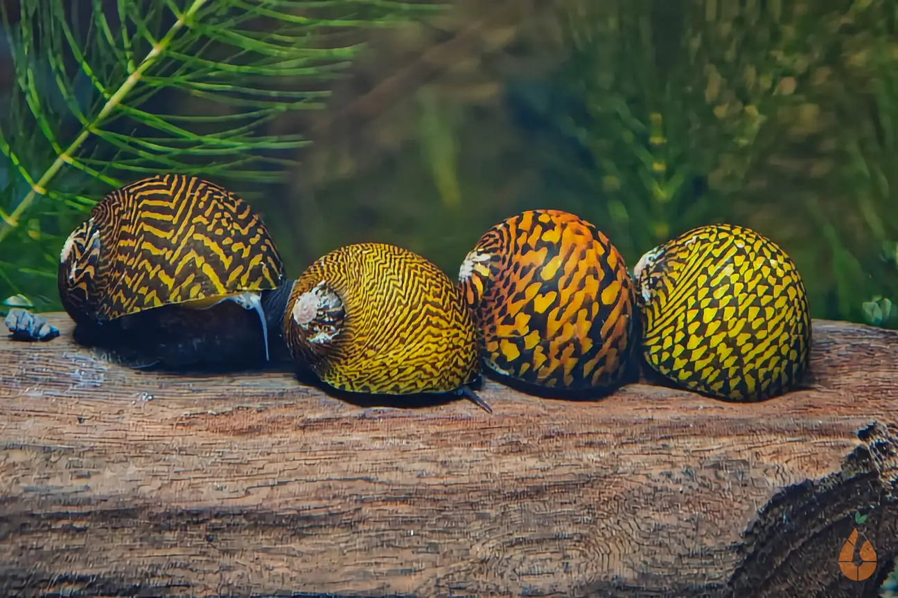 - Super Algenfresser! - Frisst keine Wasserpflanzen an - Hält das Aquarium algenfrei - Färbung = schwarz / braun / gelb - Wasserhärte = weich bis hart - Verhalten = sehr friedlich - Zucht = vermehrt sich nicht im Süßwasser - Für Anfänger geeignet → Das Aquarium benötigt eine Abdeckung! Die Tiger Napfschnecke, auch Leopard Rennschnecke genannt, ist ein guter Algenfresser im Aquarium. Es stehen unter anderem grüne Punktalgen, Braunalgen, Schmieralgen, Kieselalgen und weitere auf ihrem Speiseplan. Fadenalgen, wie stellenweise im Internet behauptet, werden nicht gefressen! Tipp: Gegen Fadenalgen eignen sich die begehrten Amanogarnelen bestens. Die Leopard Rennschnecke frisst keine gesunden Wasserpflanzen an, ist einfach in der Haltung und dabei sehr friedlich. Sie stellt keine hohen Ansprüche an die Wasserwerte und ist deshalb für Anfänger gut geeignet. Dabei ist sie auch für das Aquascape / Aquascaping Aquarium als Algenfresser zu empfehlen. In einem Gesellschaftsbecken kann die Tiger Schnecke mit anderen Schnecken, Garnelen, Zwergflusskrebsen und weiteren friedlichen Bewohnern vergesellschaftet werden. Auch eine Haltung mit Fischen ist möglich. Achtung: Eine Vergesellschaftung mit Raubschnecken, schneckenfressenden Schmerlen oder großen Kugelfischen ist nicht zu empfehlen. Tiger Rennschnecken sind im Aquarium als Algen-Polizei geschätzt. Ihre Hauptnahrung besteht aus Algen, Algenaufwuchs und Biofilmen. Generell sollte im Aquarium immer grünes / braunes Laub vorhanden sein. Das Laub eignet sich wunderbar als Versteck und die sich dort bildenden Mikroorganismen dienen als zusätzliche Nahrungsquelle. Darüber hinaus werden die Wasserwerte positiv beeinflusst. --- Bewohner in meiner Aquarium Zuchtanlage: Zwerggarnelen / Garnelen, Wasserschnecken / Schnecken, Krebse, Krabben.. 🦐🌿 Aqua Birne Shop: Aqua - Birne . de 🐌🦞 ▶️ Folge mir gerne für mehr! Aquaristische Grüße Daniel Birnbaum, die Aqua Birne 🍐🤠👍 . . . #Aquarium #garnelen #garnelenaquarium #garnelenbecken #nanocube #nanoaquarium #neocaridina #caridina #wasserschnecken #fische #garnelenzucht #zwerggarnelen #aquaristik #aquariumschnecken