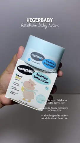 Replying to @Mommycharm۶ৎ SOLD OUT na nga to mi! Proven talaga na madaming mommies ang gumagamit nitong @HEGERBABY official RicePure Baby Lotion!  #hegerbaby #hegerbabyph #hegerbabylotion #hegerbabyricepurebabylotion 