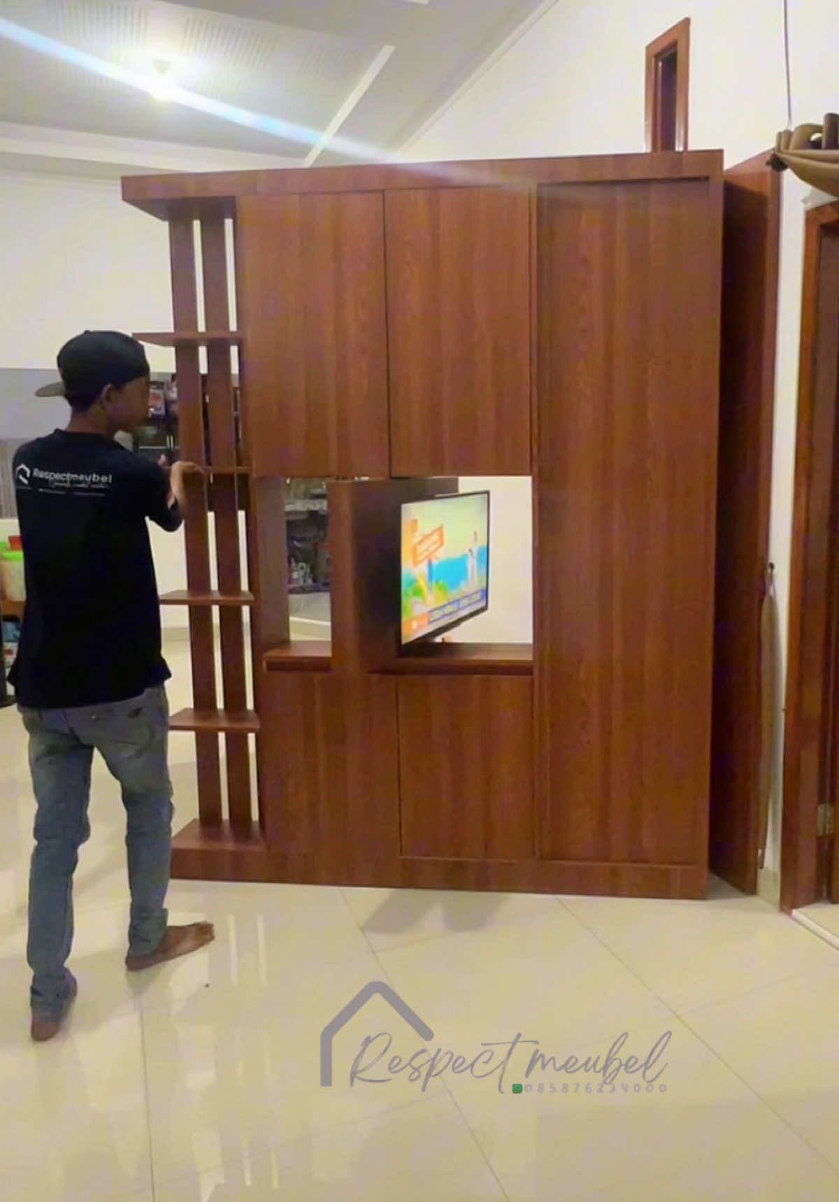 Info order atau konsultasi bisa wa 085876234000 #partisiruangan  #partisijogja  #backdroptv  #respectmeubel 