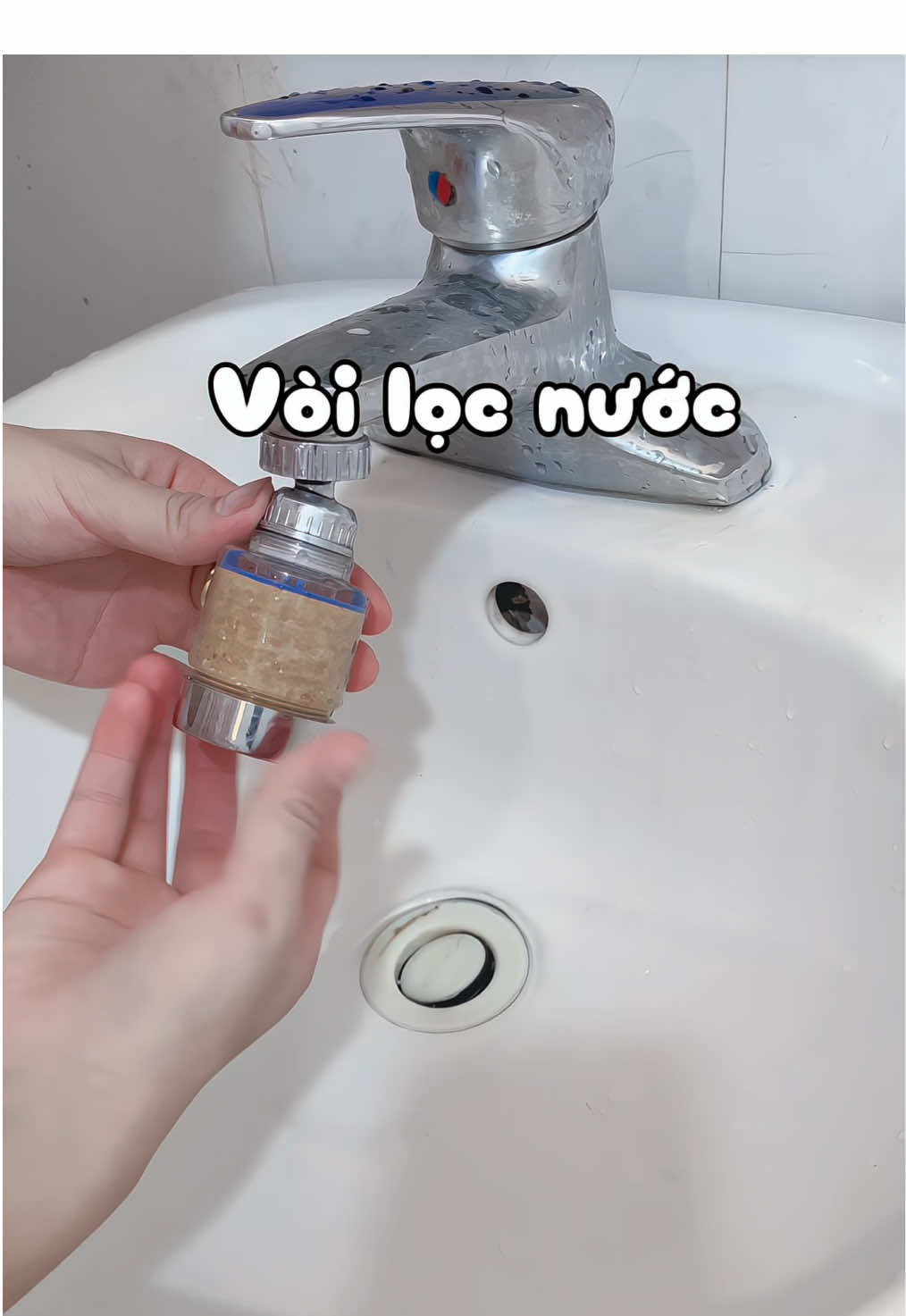 Đầu vòi lọc nước này tiện lắm lun á #daulocnuoctaivoi #voilocnuoc #daulocnuocsawa 