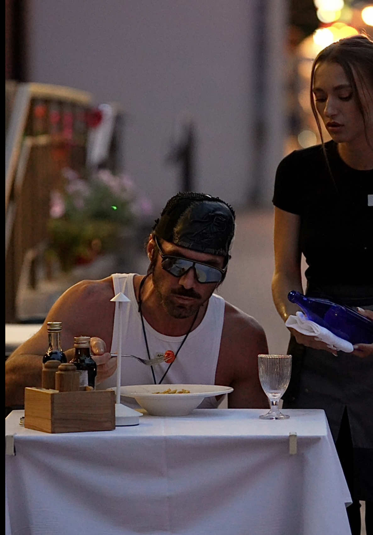 I would dine with her from the same plate until old age in Italy•