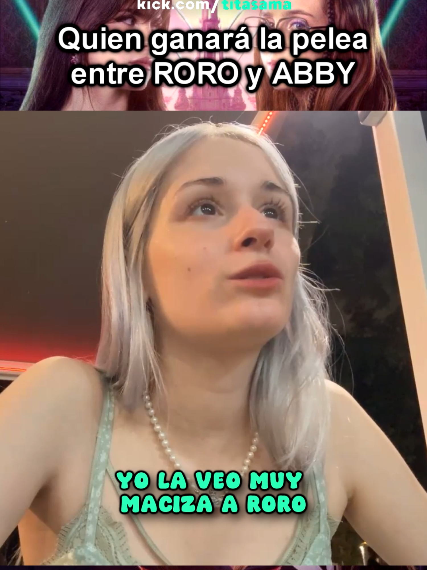 Ustedes que opinan??? • kick.com/titasama • #titasama #titabruh #kick #kickstreaming #argentina #humor #lavelada #laveladadelaño #roro #abby #prediccion #opinion #mujeres #boxeo