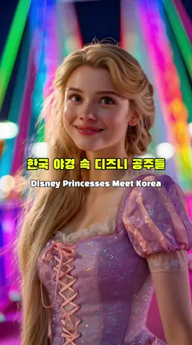 한국 야경 속 디즈니 공주들 Disney Princesses Meet Korea #판타소너 #Fantasoner 