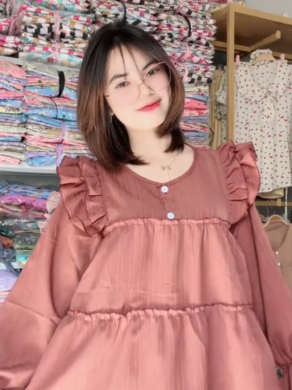 #thoonpajamascollecton #tiktokmyanmar2025❤️ #nightdress #ရောင်စုံရမယ်နော် #Thoon 