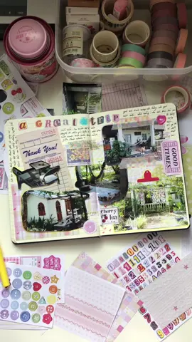 ghi lại những chuyến đi qua từng trang kỷ niệm 💌💫 #scrapbooking #scrapbook #craft #memories #trip #journal #journaling #journalideas #scrapbookideas