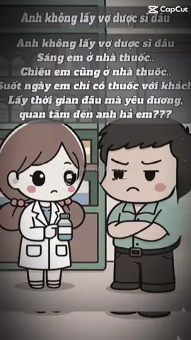 Anh không lấy vợ dược sỹ đâu 🤦‍♀️