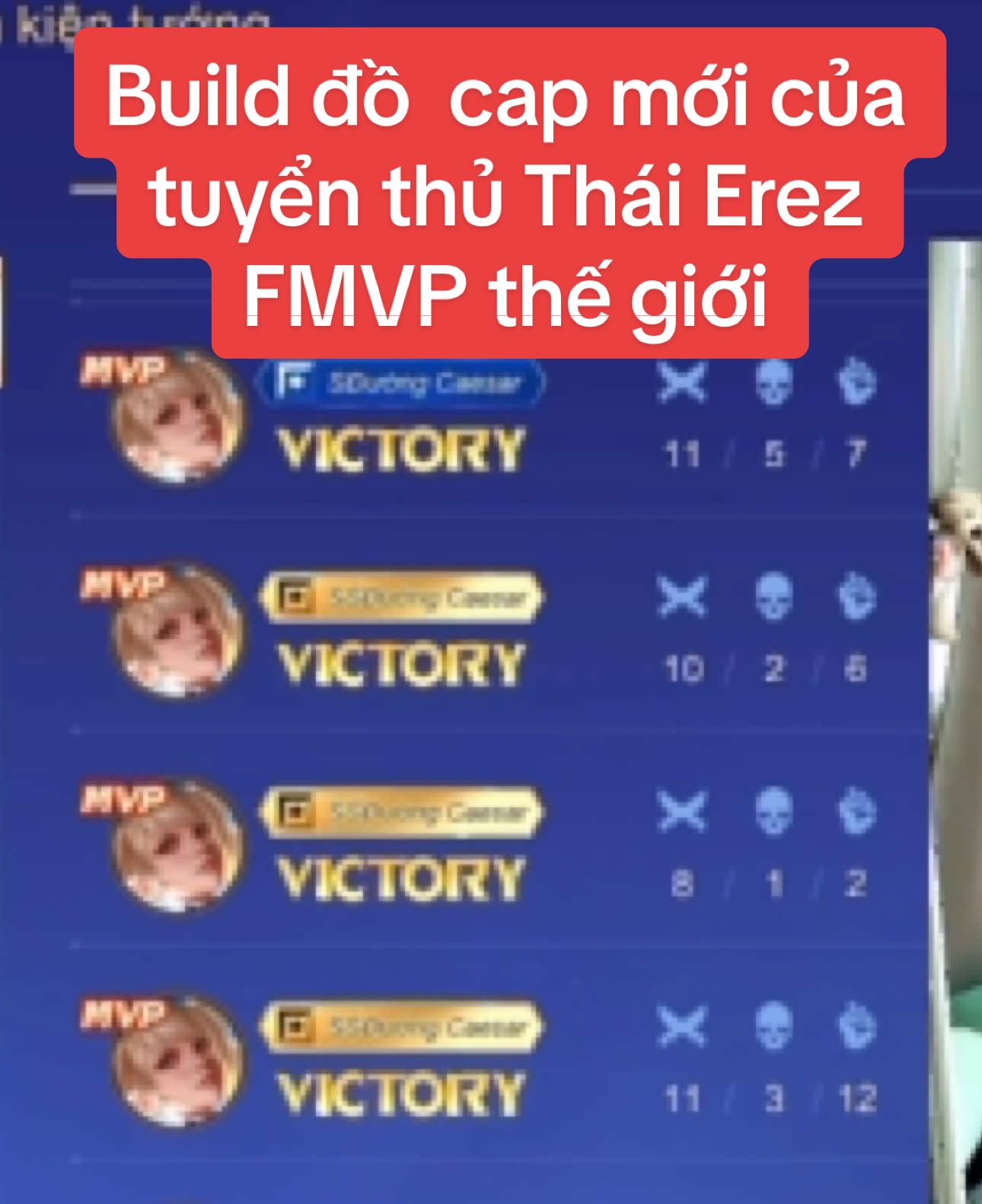 Build đồ capheny mới của siêu xạ thủ thái 2 lần FMVP thế giới #kingofbuildLQ #lienquantiktok  #capheny 