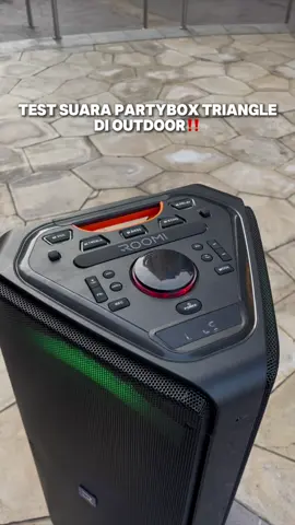 gokil suaranya!🔥 #partyboxtriangle #speakerpesta #partyspeaker #speaker #roomi #fyp 