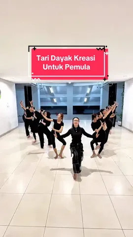 Tari Dayak Kreasi untuk pemula bersama teman2 @Unit Kesenian Mahasiswa UNJ 