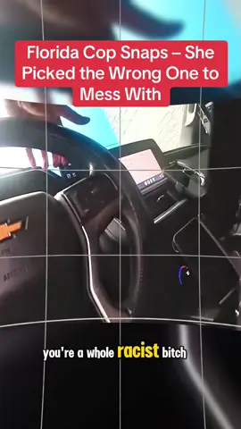 Florida Cop Snaps – She Picked the Wrong One to Mess With #cops #copsoftiktok 