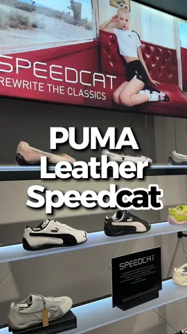 Puma Speedcat รุ่นหนังสีดำและขาว #pumaspeedcat #รองเท้าแฟชั่น #sneakershopping #fyp 