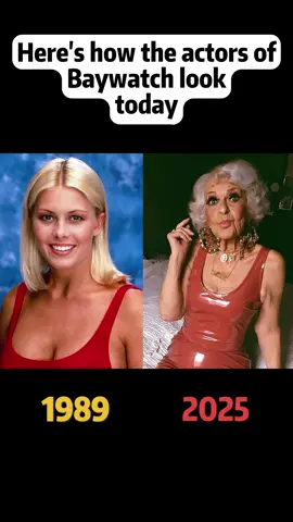 Here’s how the actors of  Baywatch look today.#Bayesian#thenandnow #ai #tvshow #celebrities 