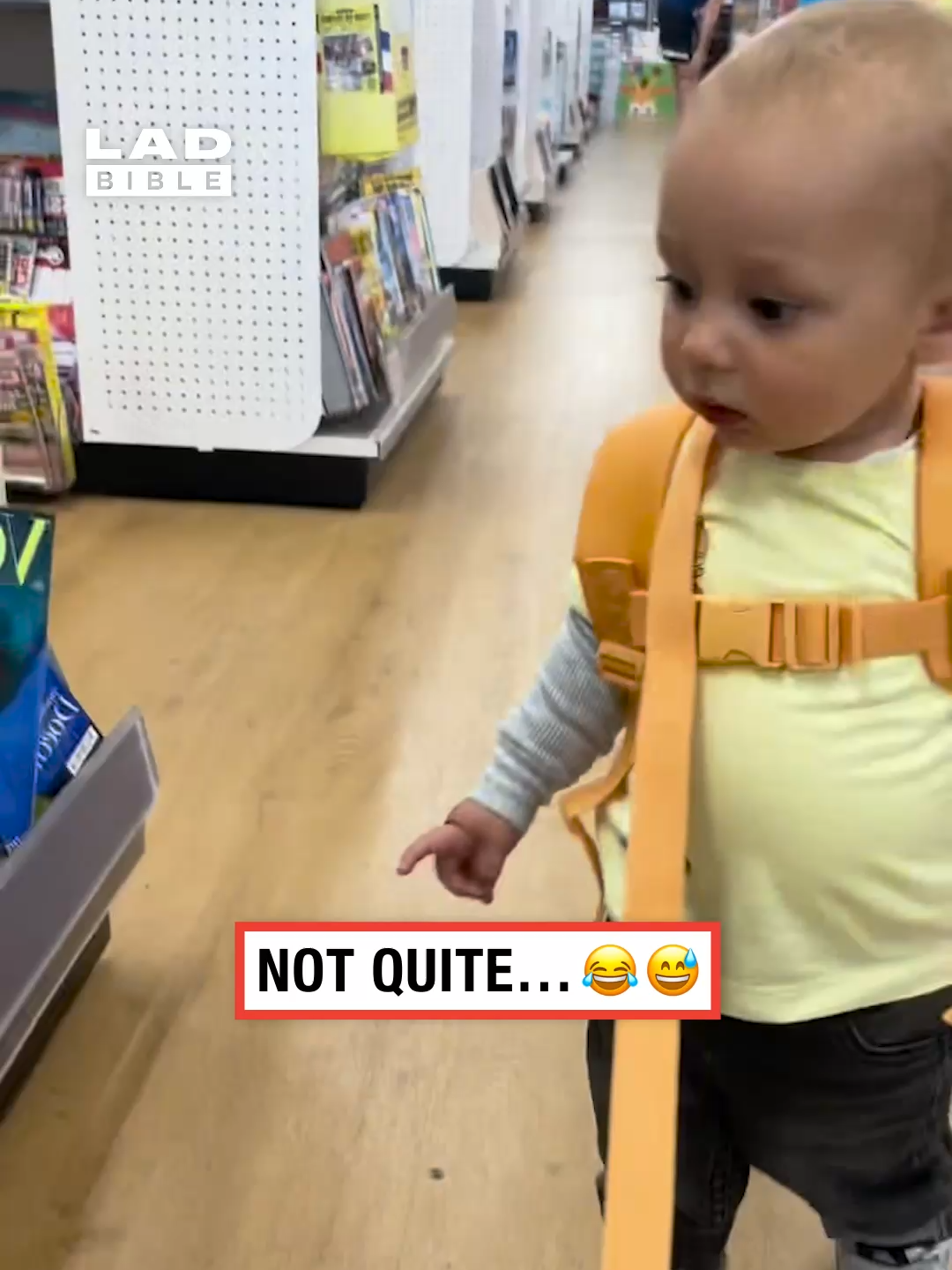 Not quite... 😅 (🎥: @leah.moseley2001)