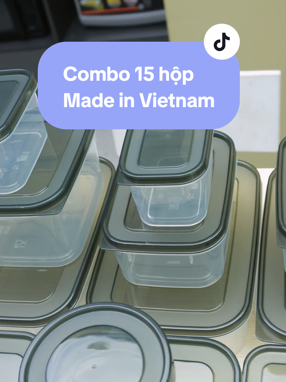 Combo 15 hộp thực phẩm Made in Vietnam nha các bác #delihomeliving #hopdungthucpham #madeinvietnam #newarrivalweek 