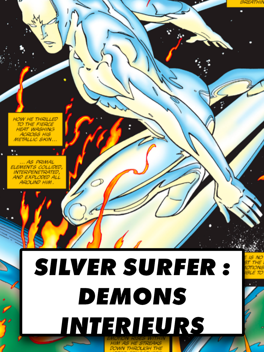 Silver Surfer : Demons Interieurs | Comics Stuff Ce comics est une perle rare, trop peu considérée quand il s'agit d'énoncer les comics marquants sur le Silver Surfer. Le problème ? L'éventuel ratachement à l'événement Onslaught (qu'il n'est vraiment pas nécessaire de lire pour comprendre cette histoire). Démons Intérieurs, c'est le début du run de J. M. DeMatteis (Spider-man, Justice League International) sur le personnage. Et comme bien souvent, il en profite pour réaliser une introspection en ravivant les drames que le personnage a pu rencontrer au cours de son existence. Avec Ron Garney aux dessins, le Silver Surfer a connu un sursaut étonnant parmi les publications des 90s chez Marvel Comics. #silversurfer #comics #marvel