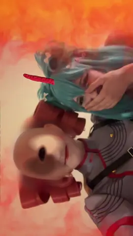 were so kawaii👉👈🤤@Lia #teto #miku #cosplay #tetocosplay #mikucosplay 