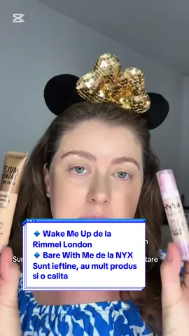 Doua concealere faine pe care trebuie sa le incerci! 🔸 Wake Me Up – Rimmel London 🔸 Bare With Me – NYX Calitate + cantitate + pret = 💯! Acoperire super, textura misto si rezistenta care tine toata ziua.  #makeup #concealer #wakemeupconcealer #barewithmeconcealer #nyxbarewithmeconcealer #rimmellondonwakemeup @NYX Professional Makeup @rimmellondon 