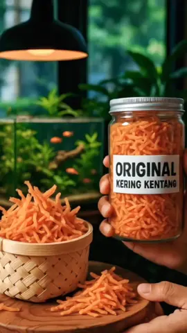 Kering kentang original, kriuknya bikin susah berhenti! Cocok temen makan, cocok juga jadi camilan!   #KeringKentang #CemilanRumahan #SnackIndonesia #KriukMantap #CemilanGurih #keringkentangoriginal 
