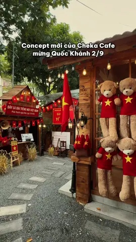 Quán quen nay đã rực rỡ sắc cờ đỏ sao vàng. #hanoi #songthao298  #cafehanoi #coffeehanoi #caphehanoi #cafesongaohanoi  #chekacafe 