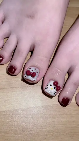 Hello kitty đây. Gu ải gu ai🥰 #nail #xuhuong #trending #matmeo#hellokitty 